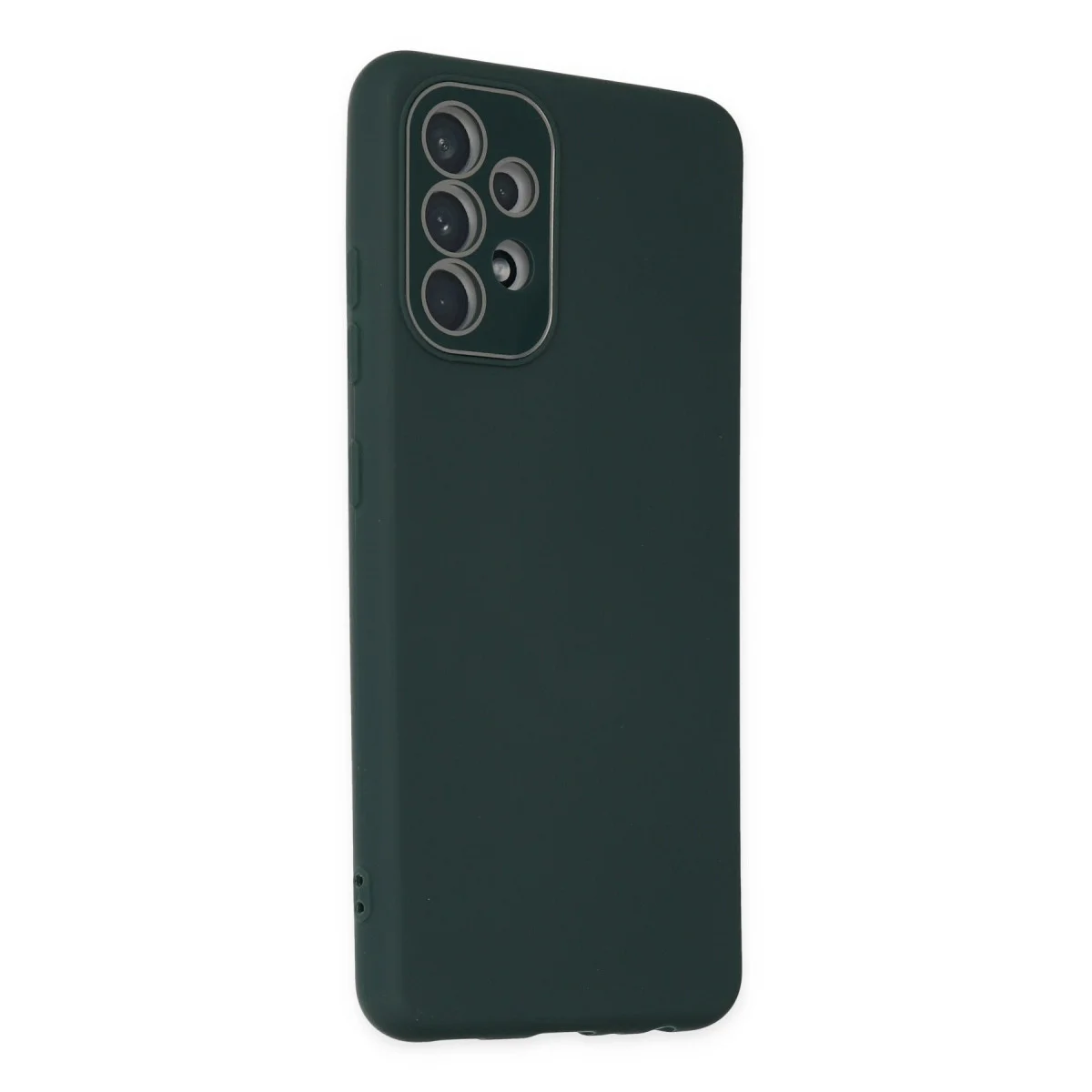 Galaxy A33 5G Kılıf Lansman Glass Kapak - Koyu Yeşil