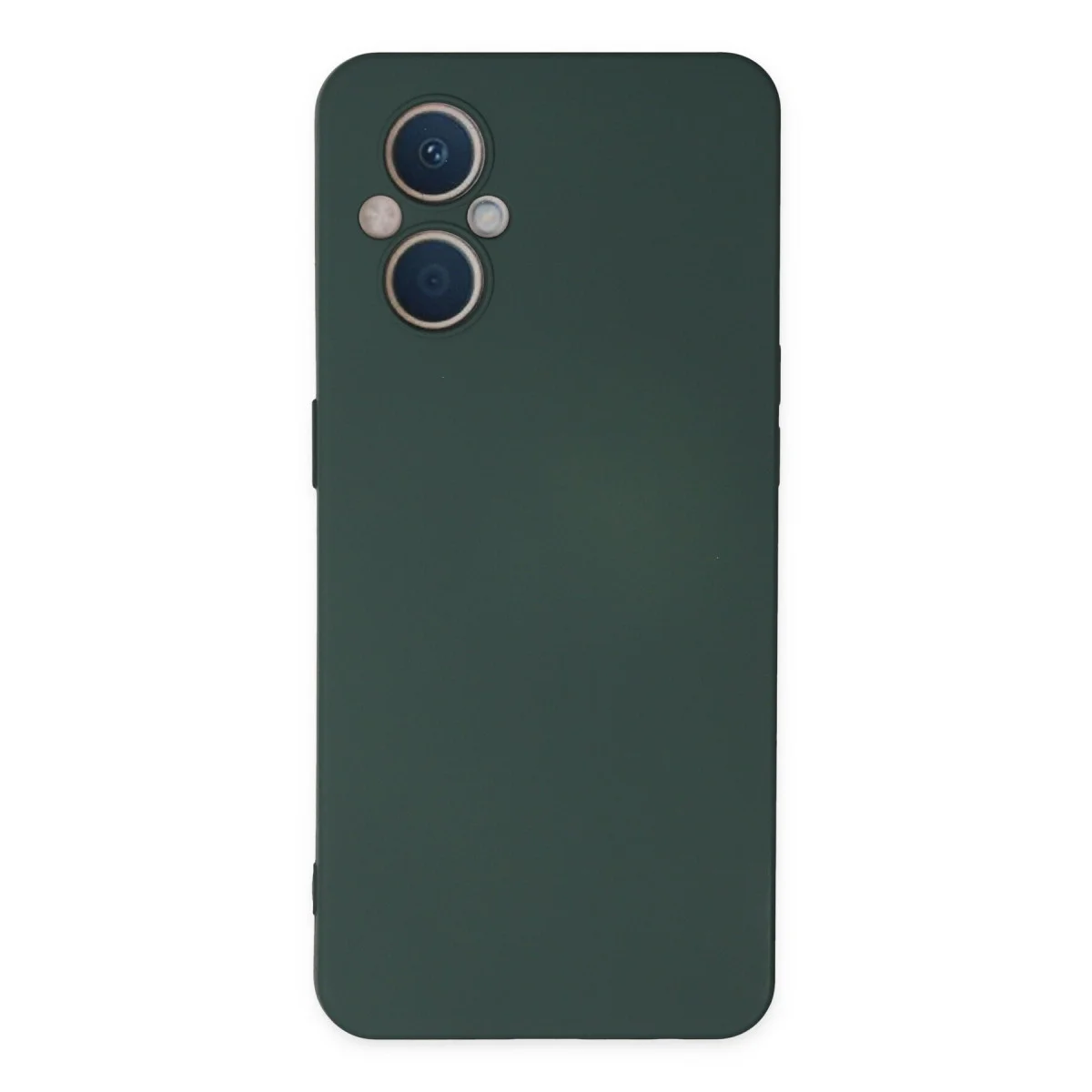 Reno 7 Lite Kılıf Nano içi Kadife Silikon - Koyu Yeşil