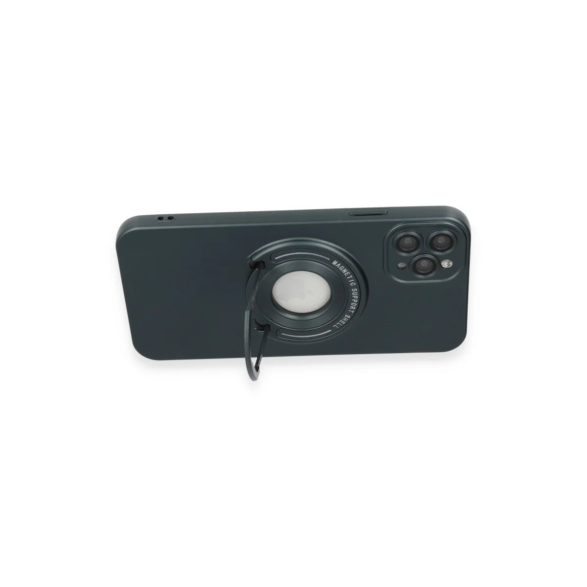 iPhone 12 Pro Kılıf Lukka Magneticsafe Kapak - Koyu Yeşil