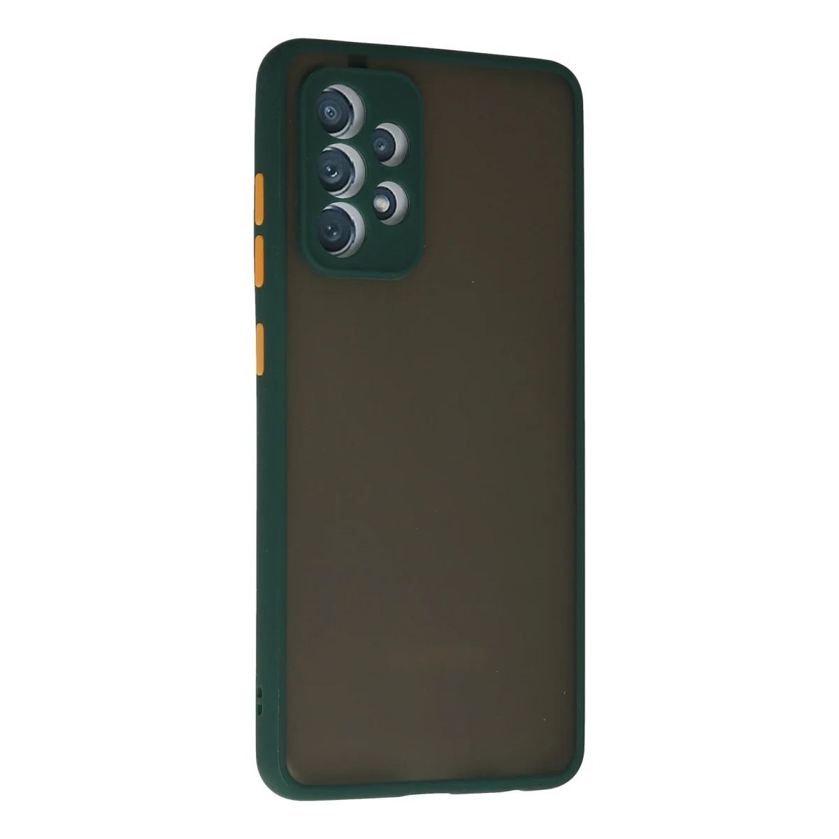 Galaxy A72 Kılıf Montreal Silikon Kapak - Koyu Yeşil