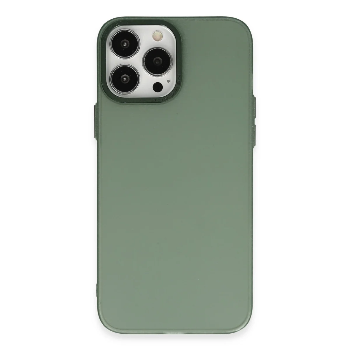 iPhone 14 Pro Kılıf Modos Metal Kapak - Koyu Yeşil