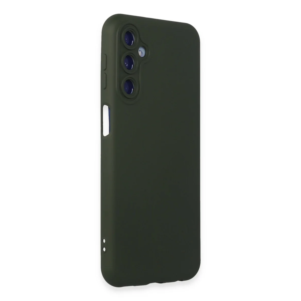 Galaxy M14 5G Kılıf Nano içi Kadife Silikon - Koyu Yeşil
