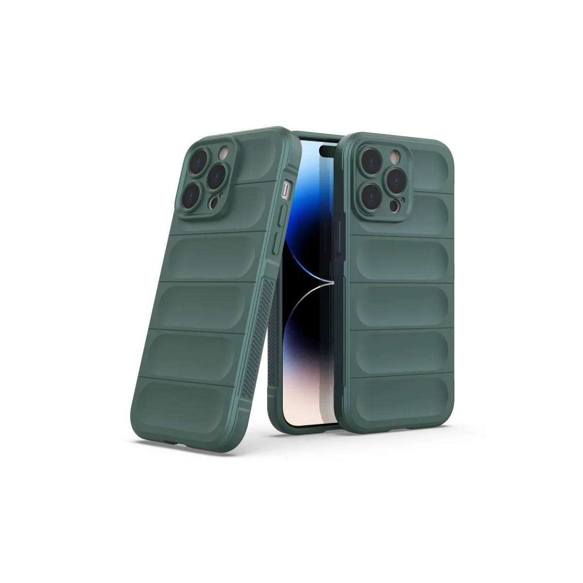 iPhone 14 Pro Kılıf Optimum Silikon - Koyu Yeşil