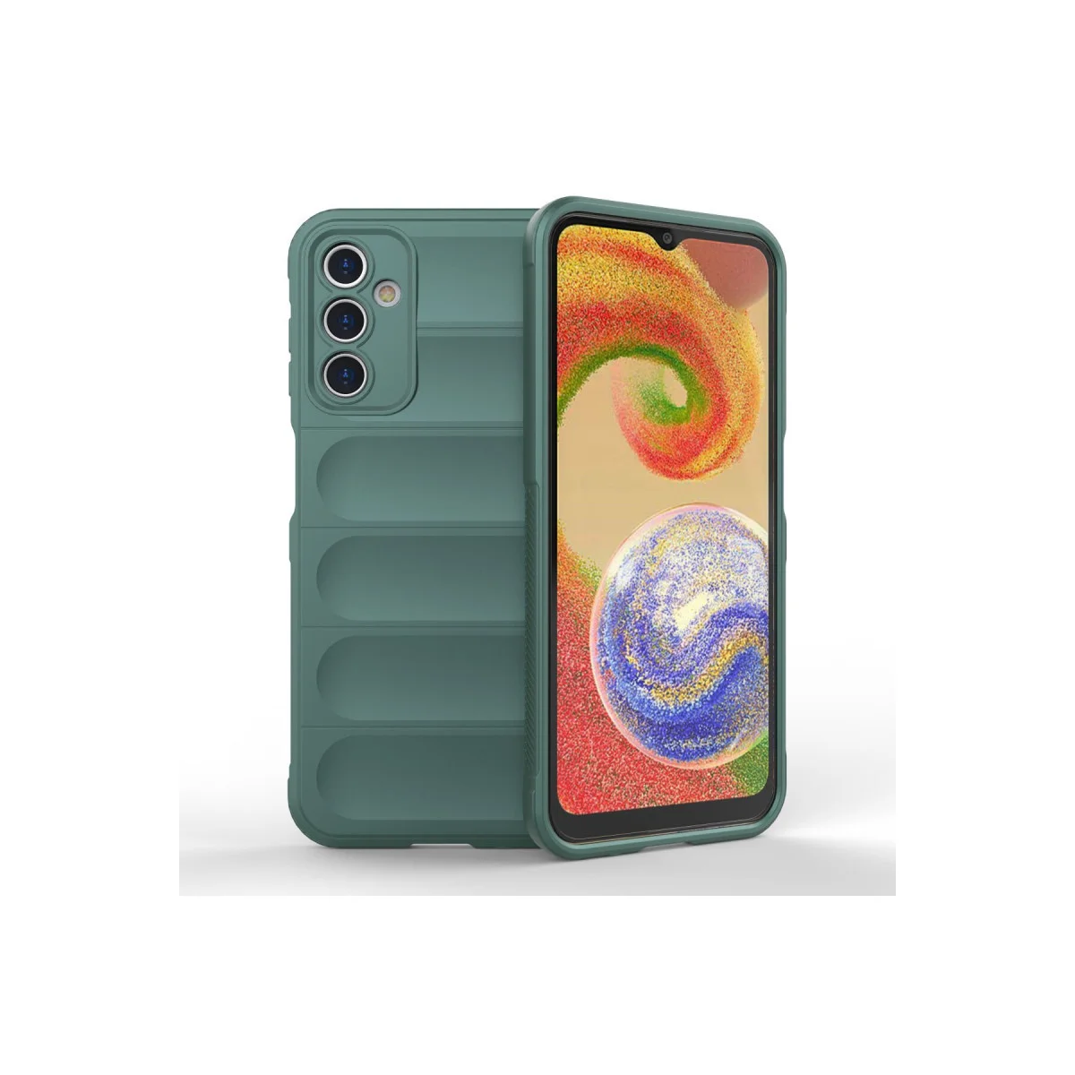 Galaxy A14 4G Kılıf Optimum Silikon - Koyu Yeşil
