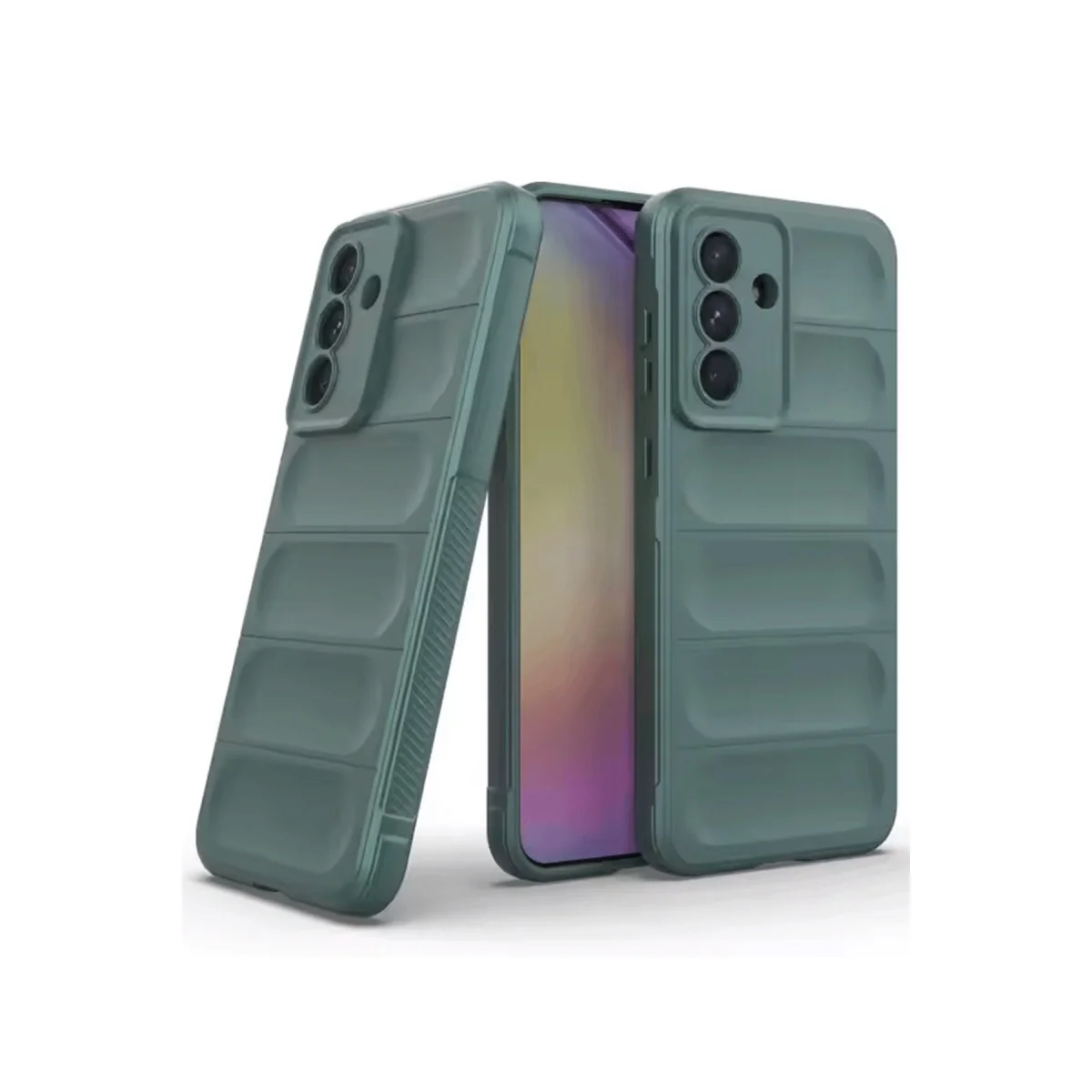 Galaxy A26 Kılıf Optimum Silikon - Koyu Yeşil
