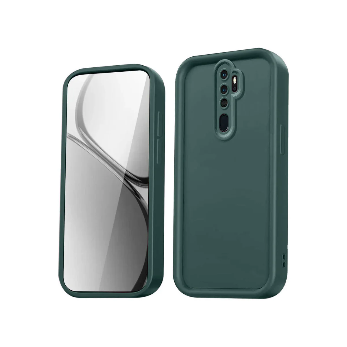 Redmi Note 8 Pro Kılıf Viera Silikon - Koyu Yeşil