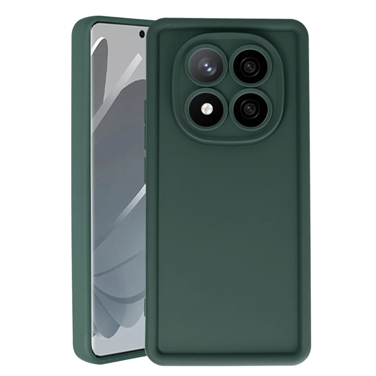 Redmi Note 14 Pro 4G Kılıf Viera Silikon - Koyu Yeşil