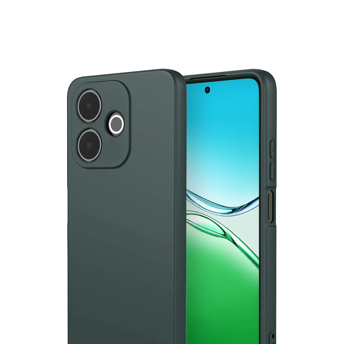 A5 Pro 4G First Silikon - Koyu Yeşil