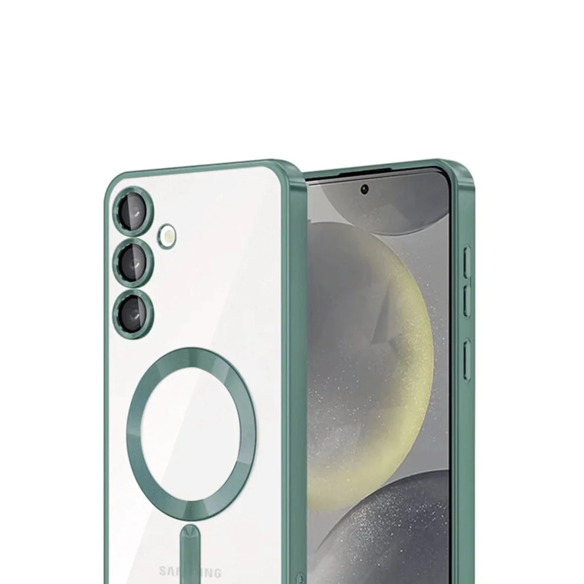 Galaxy A35 5G Kross Magneticsafe Kapak - Koyu Yeşil
