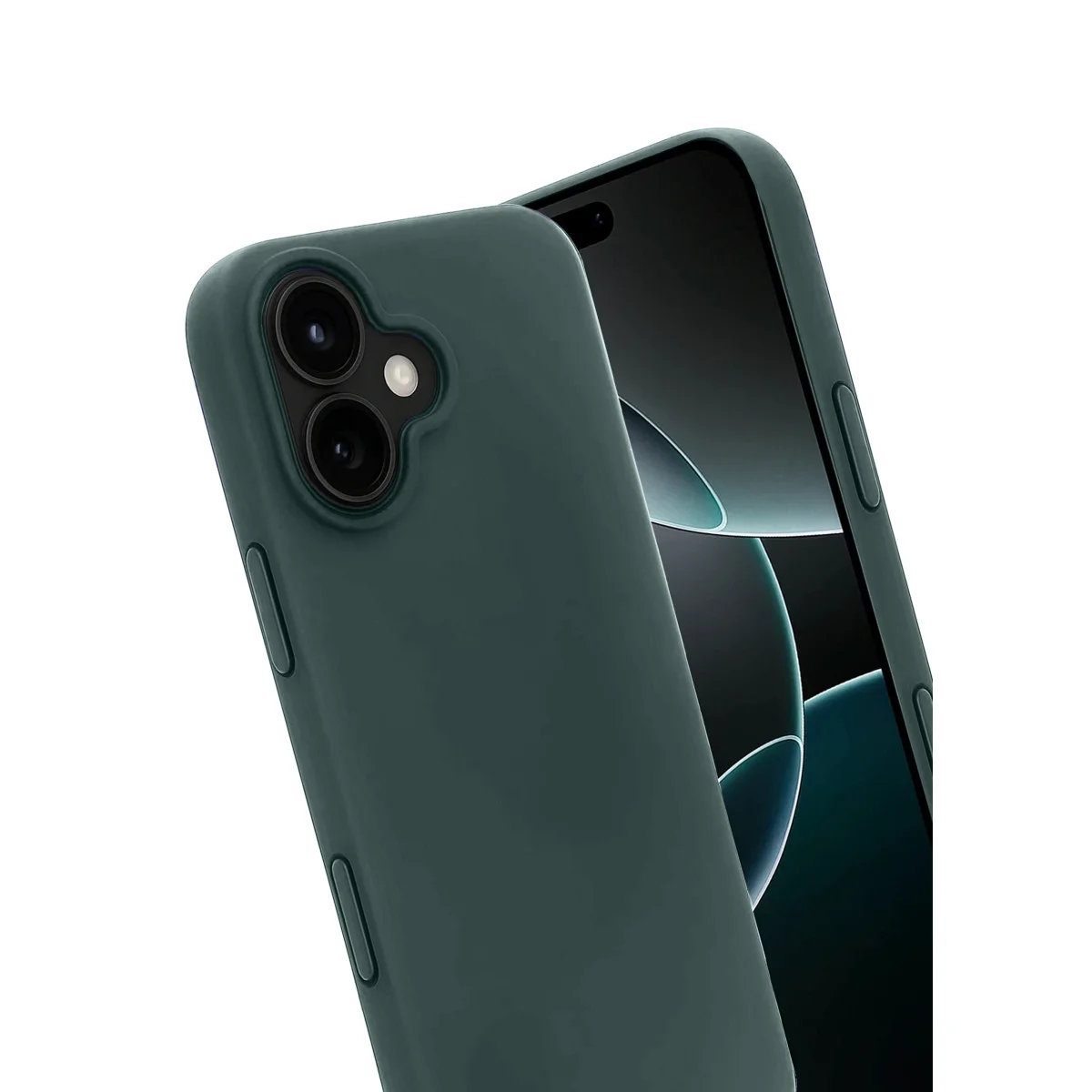 iPhone 17 First Silikon - Koyu Yeşil