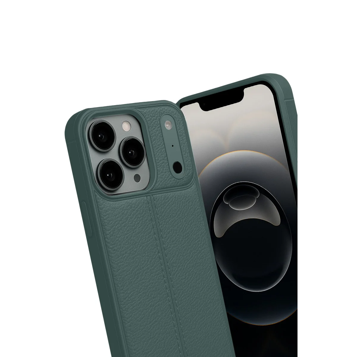 iPhone 17 Pro Max Auto Focus Kapak - Koyu Yeşil