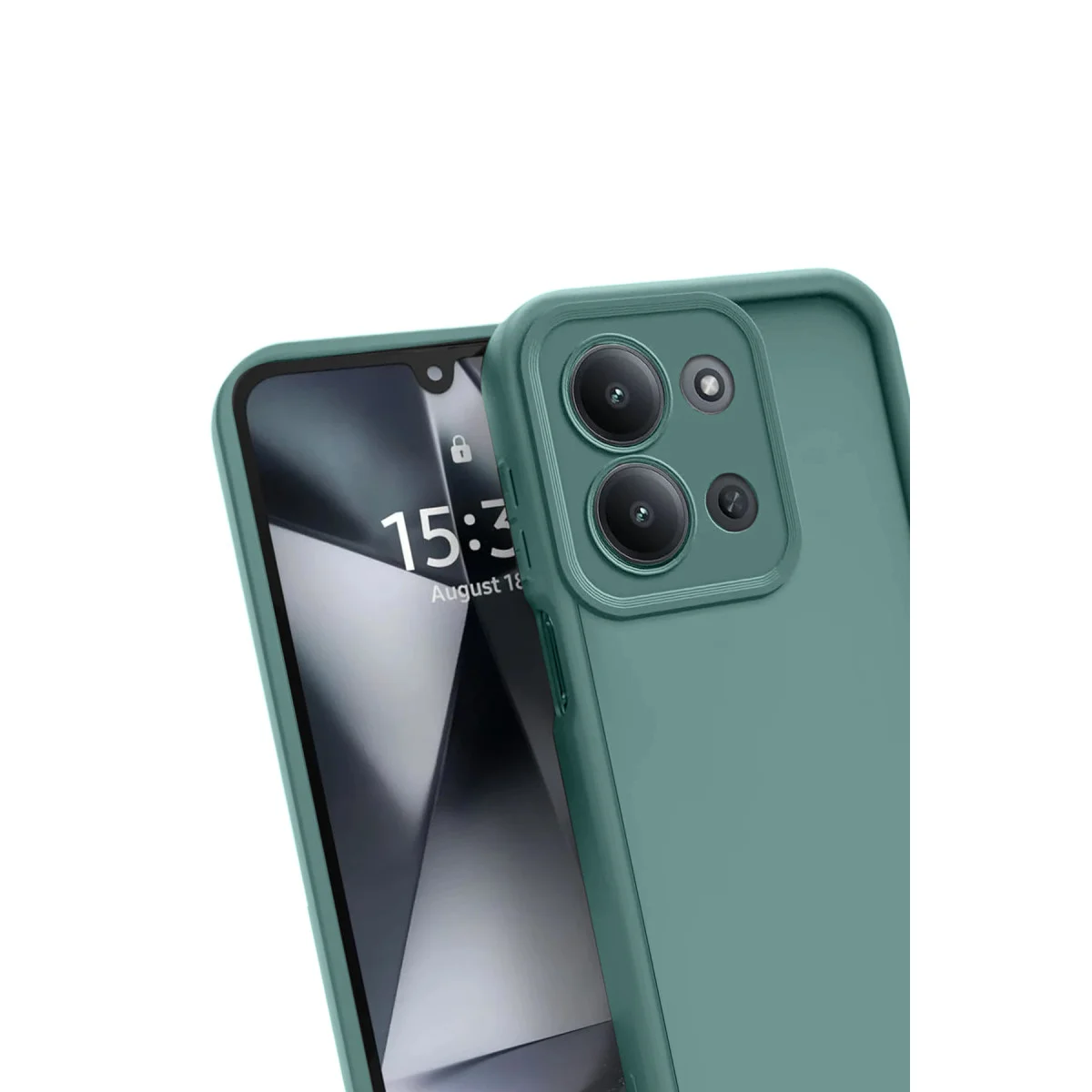 Redmi 15C 4G Viera Silikon - Koyu Yeşil
