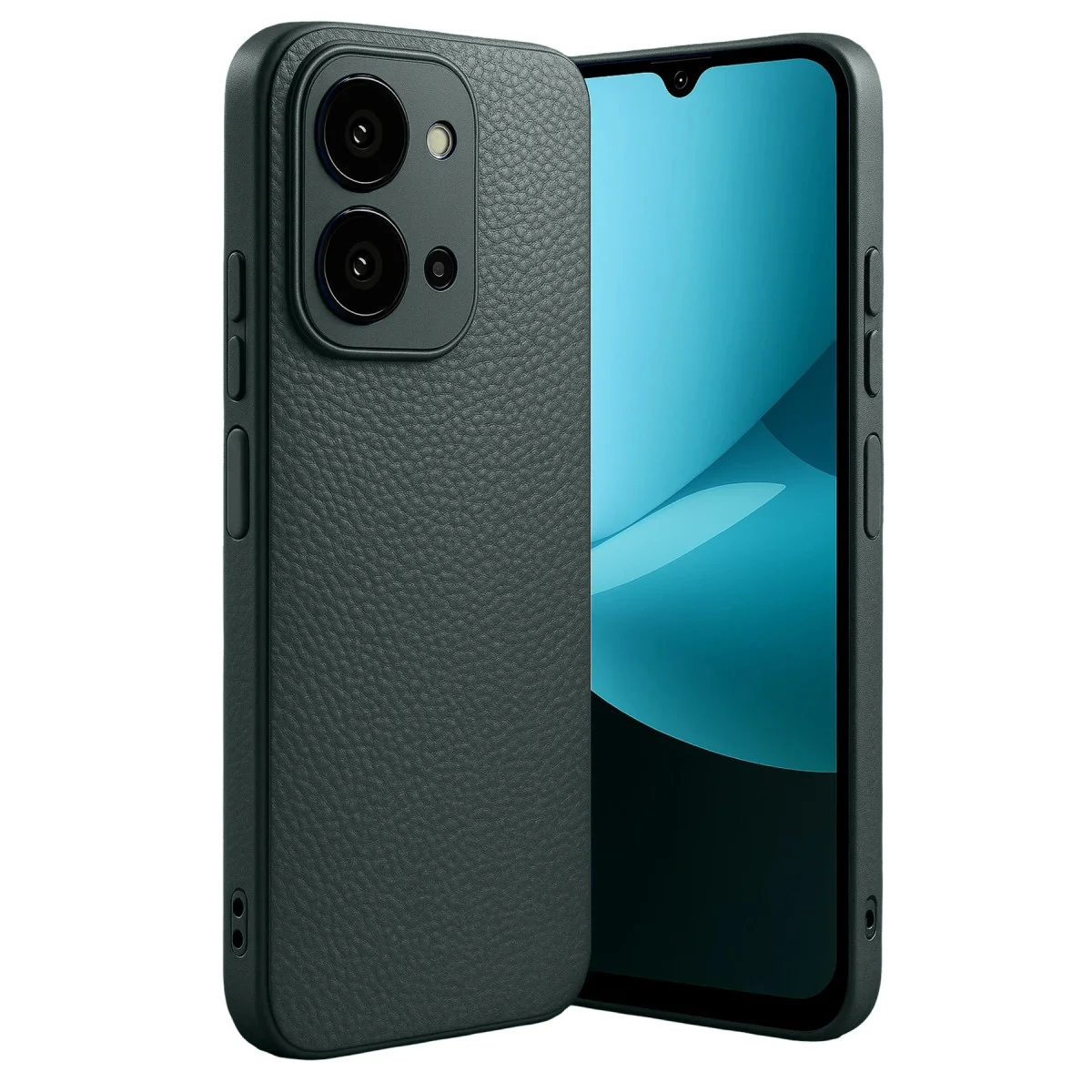 Redmi 15C 4G Thermax Silikon Kılıf - Koyu Yeşil