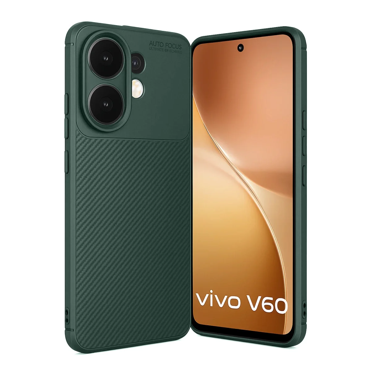 V60 5G Auto Focus Karbon Kapak - Koyu Yeşil