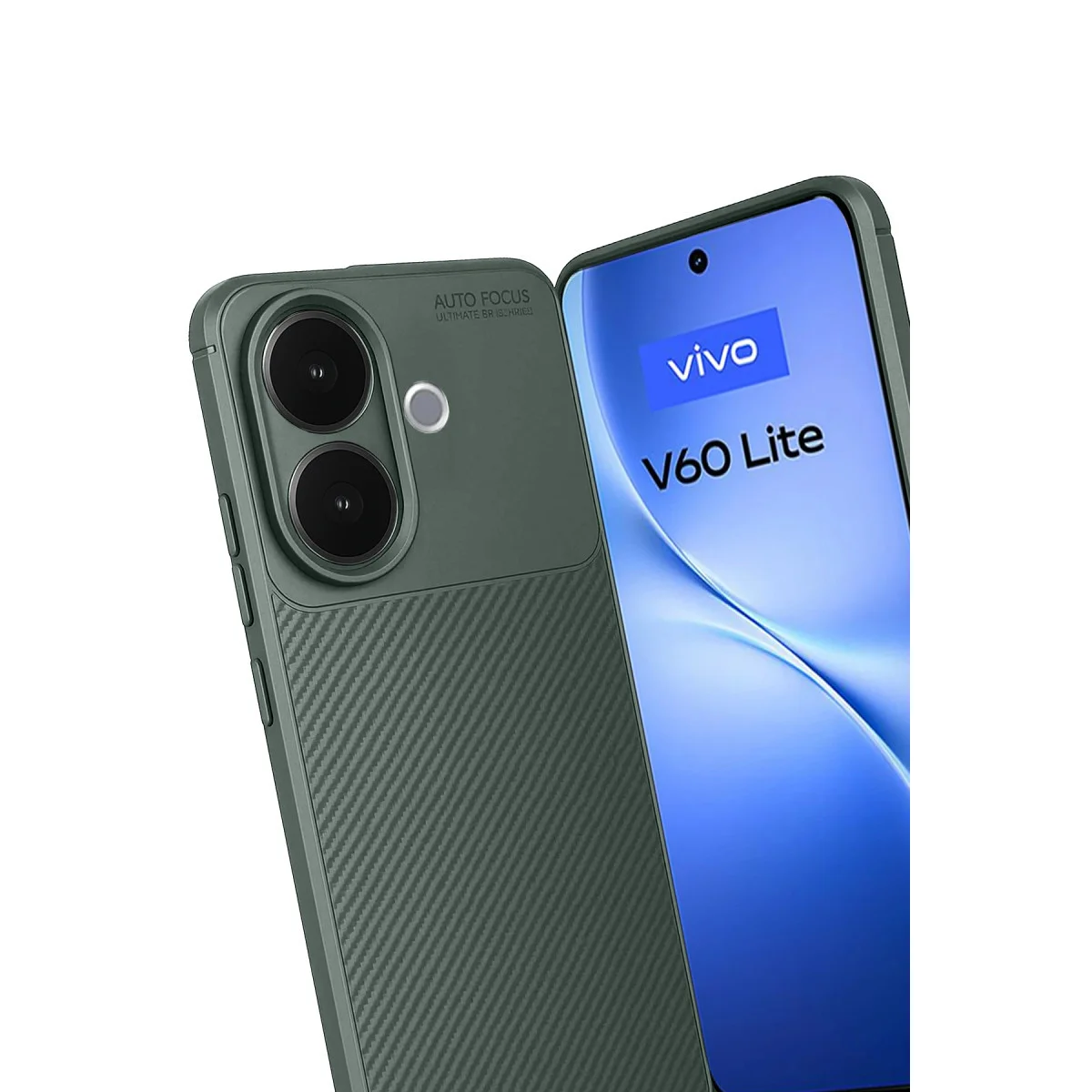V60 Lite Auto Focus Karbon Kapak - Koyu Yeşil