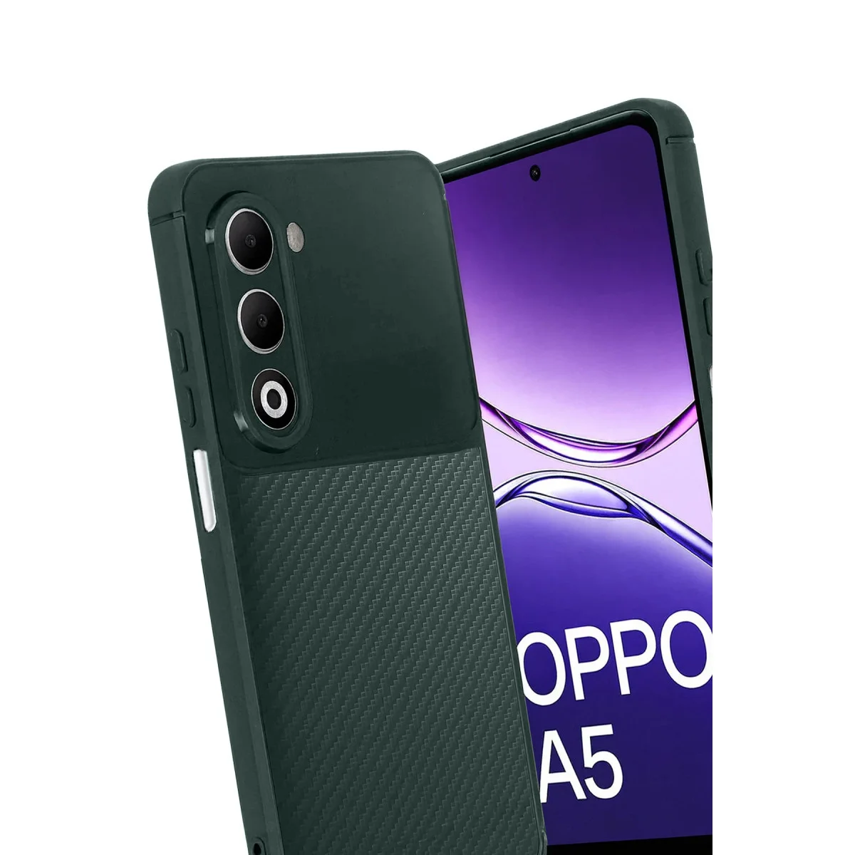 A5 4G Auto Focus Karbon Kapak - Koyu Yeşil