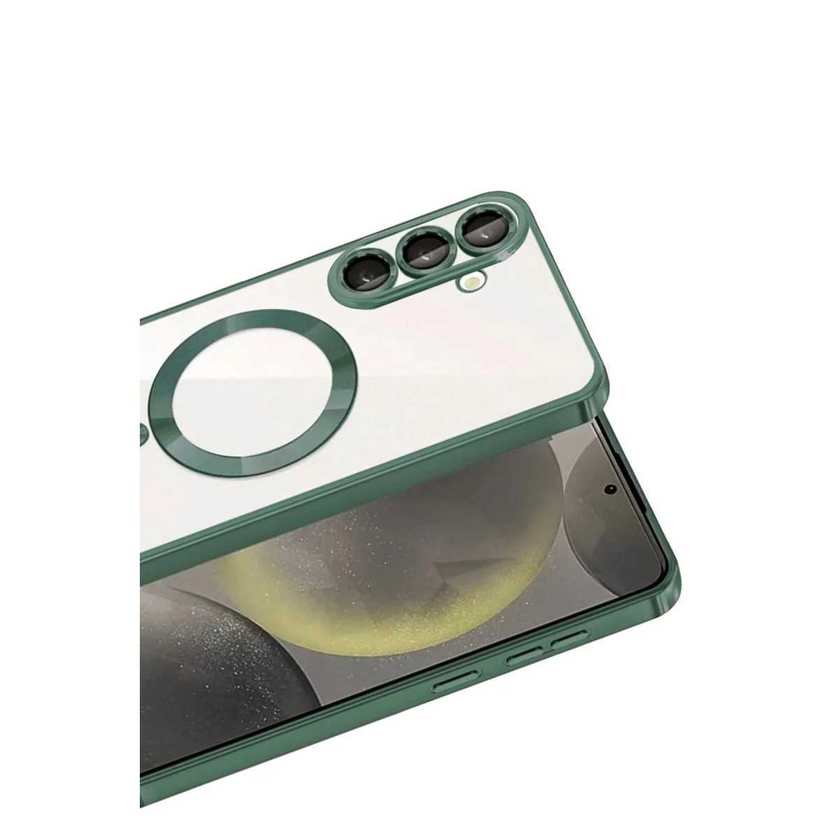 Galaxy S26 Plus Kross Magneticsafe Kapak - Koyu Yeşil