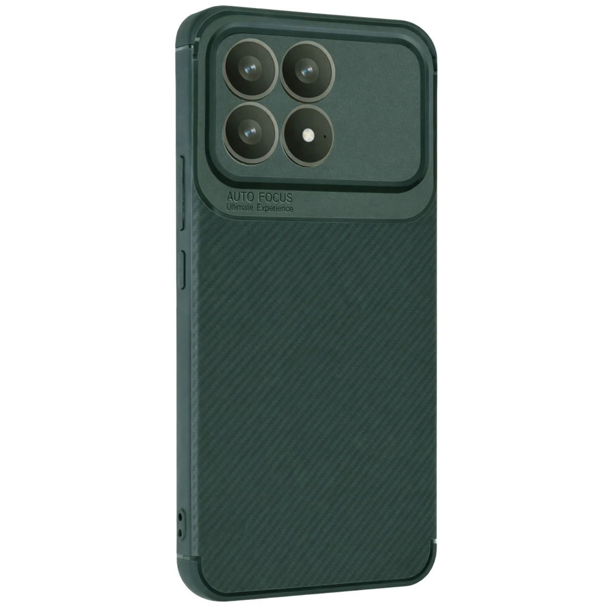 Poco F8 Pro Auto Focus Karbon Kapak - Koyu Yeşil