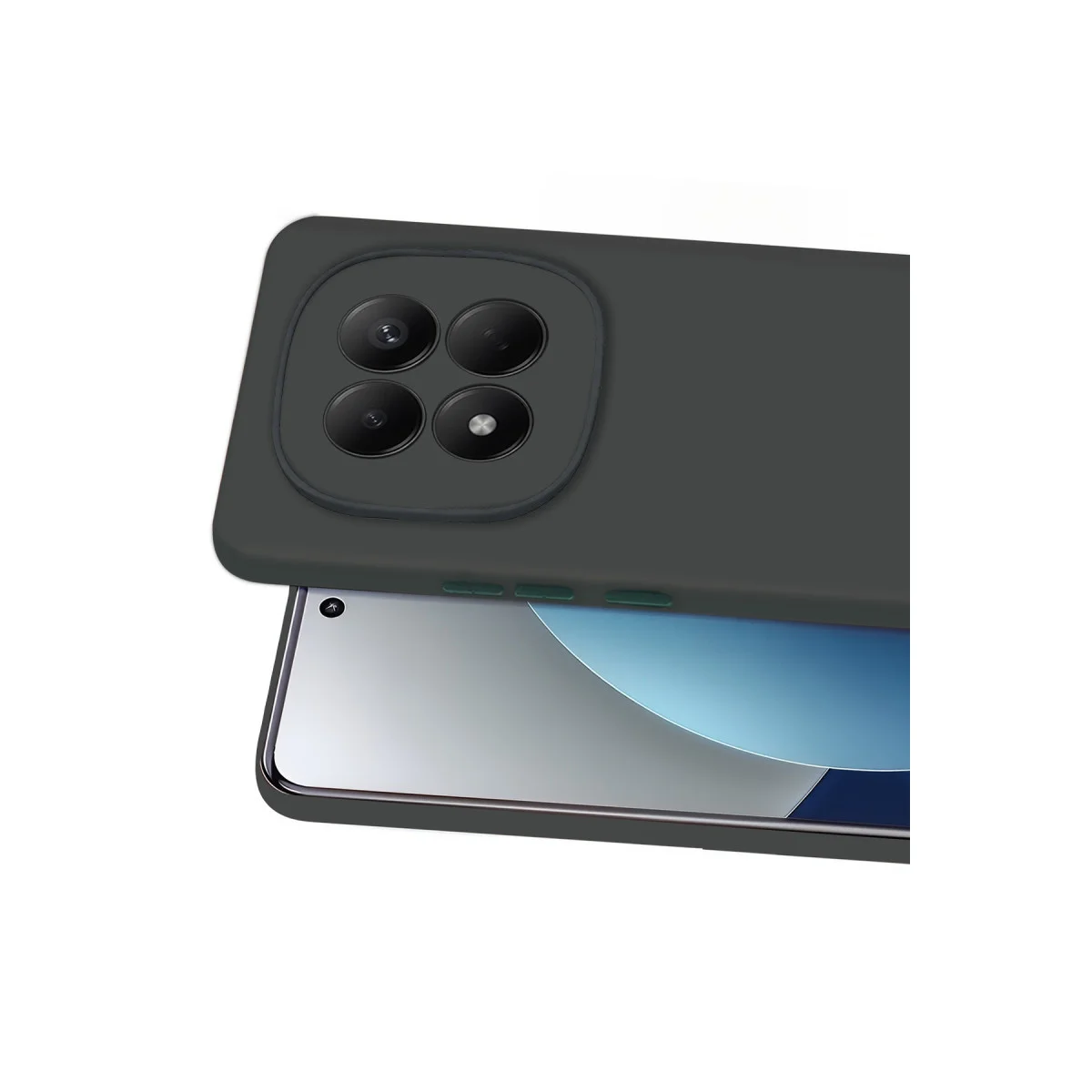 Redmi Note 15 4G First Silikon - Koyu Yeşil