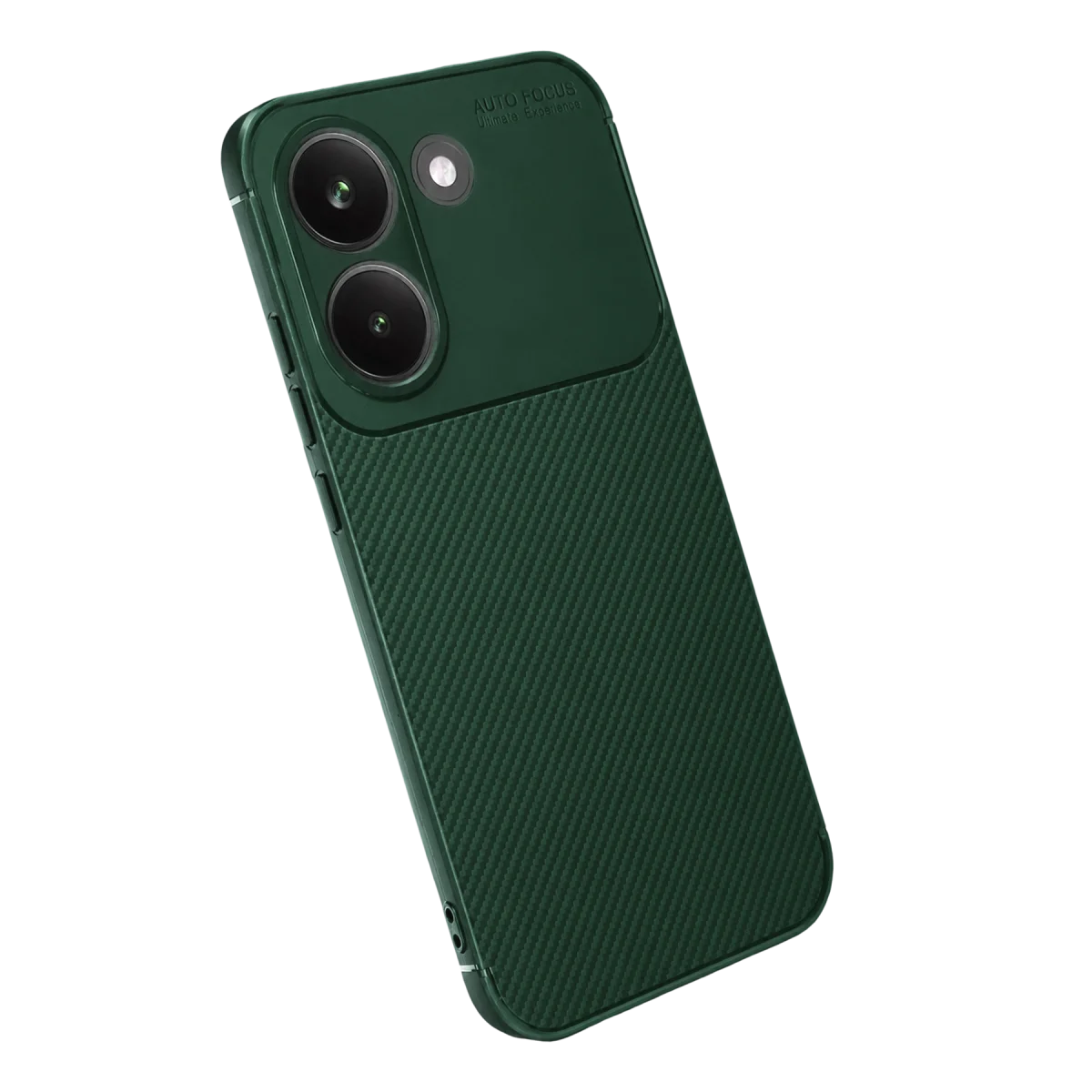 Poco X8 Pro Auto Focus Karbon Kapak - Koyu Yeşil