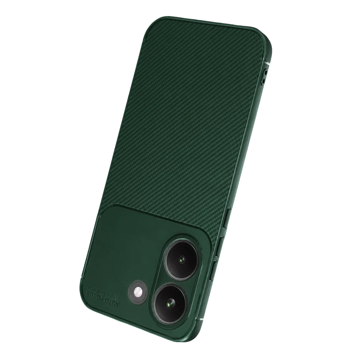 Poco X8 Pro Auto Focus Karbon Kapak - Koyu Yeşil