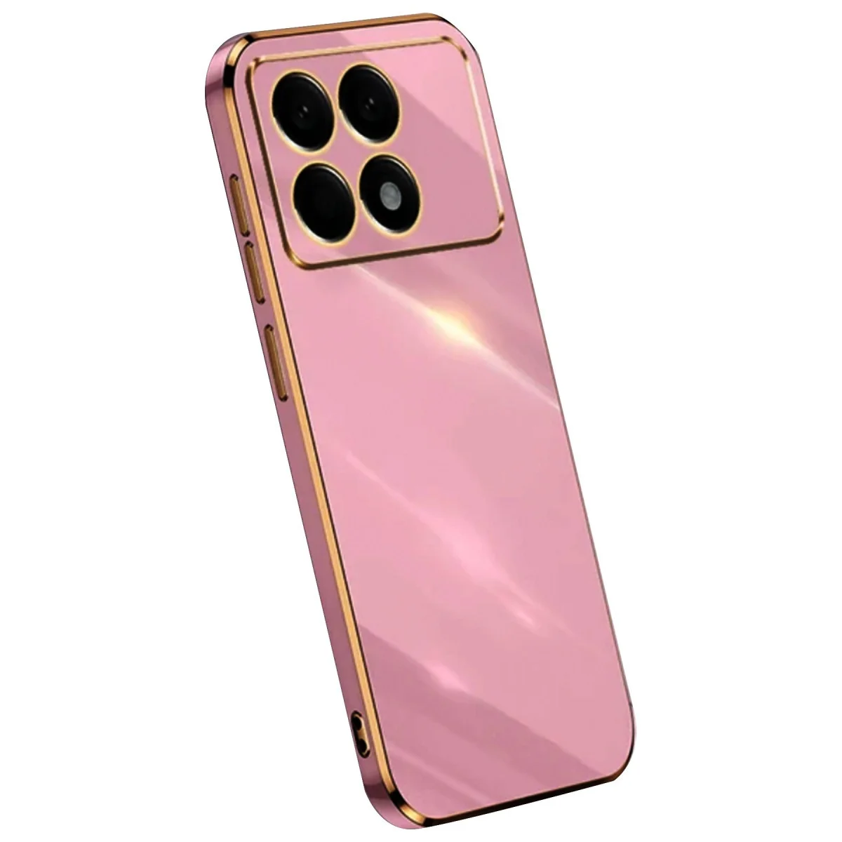 Poco X6 Pro Kılıf Volet Silikon - Mor