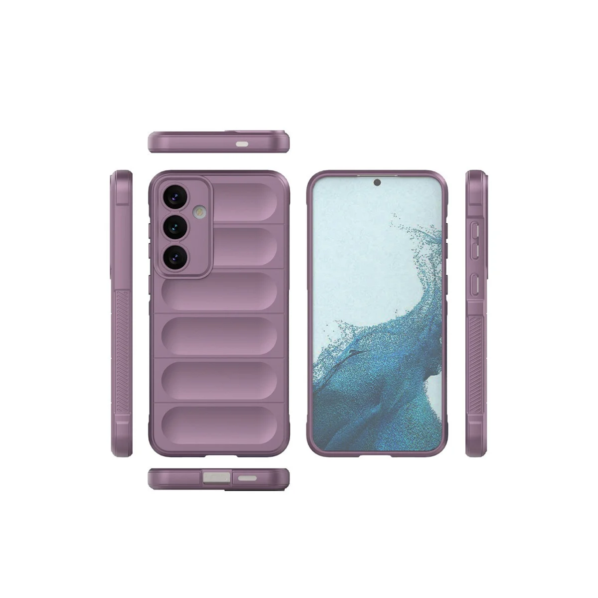 Galaxy S24 Kılıf Optimum Silikon - Mor