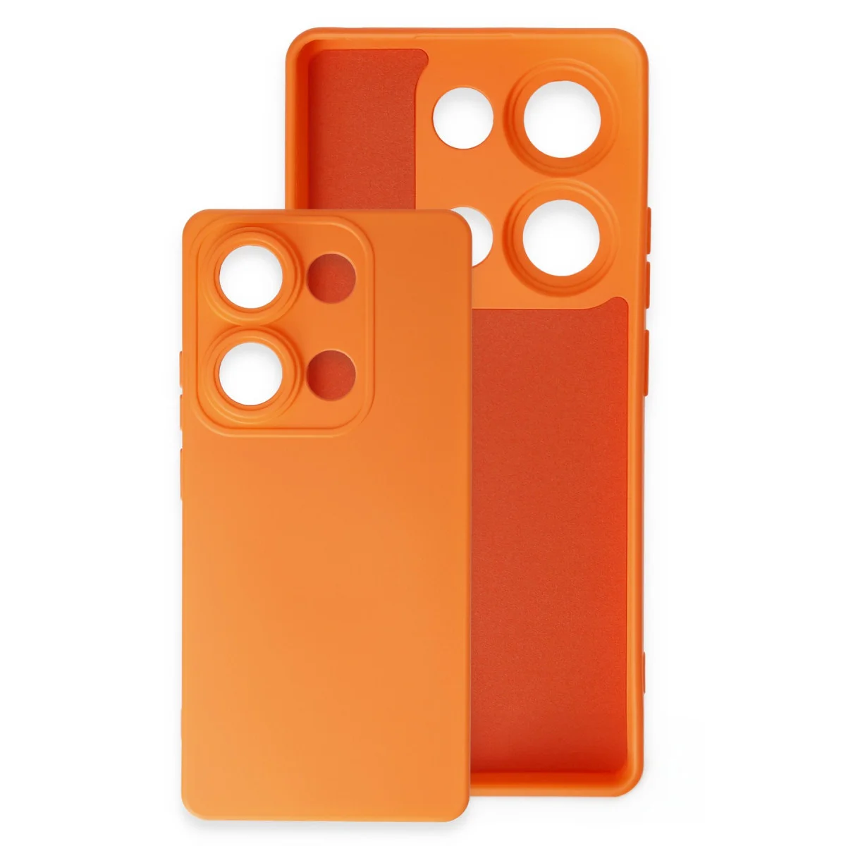 Redmi Note 13 4G Kılıf Nano içi Kadife Silikon - Mor