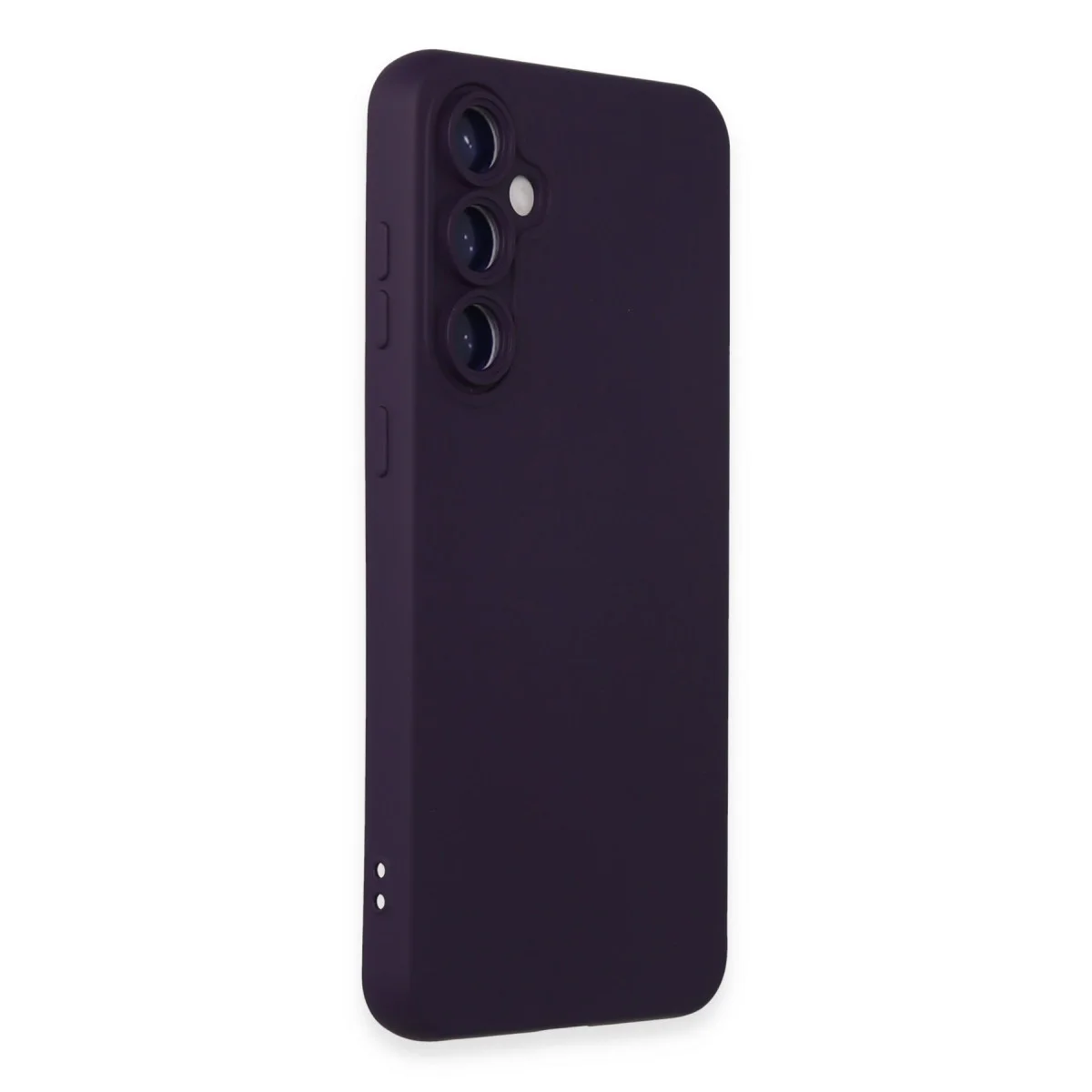 Galaxy S24 Kılıf Nano içi Kadife Silikon - Mor