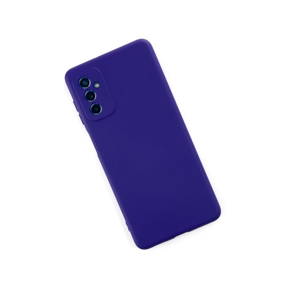 Galaxy M52 5G Kılıf Nano içi Kadife Silikon - Mor