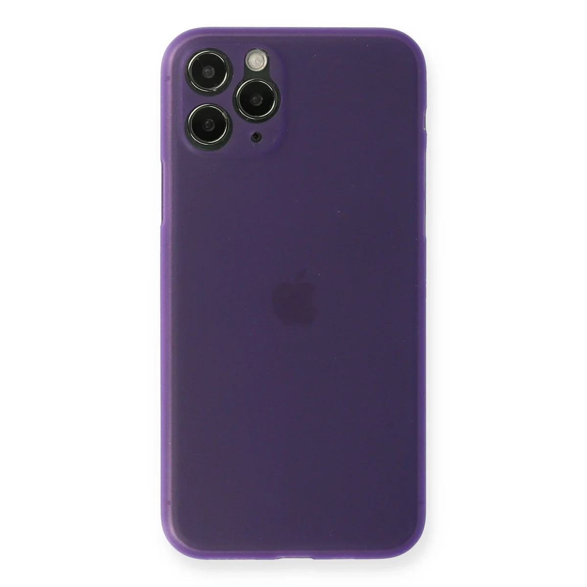 iPhone 11 Pro Max Kılıf PP Ultra İnce Kapak - Mor