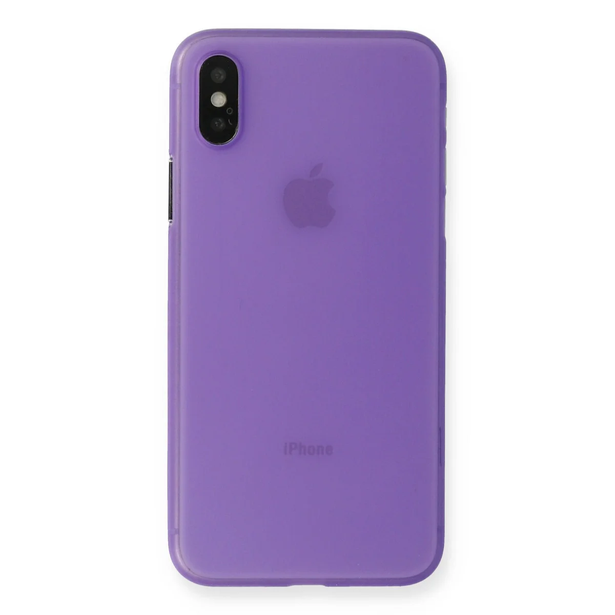 iPhone XS Max Kılıf PP Ultra İnce Kapak - Mor