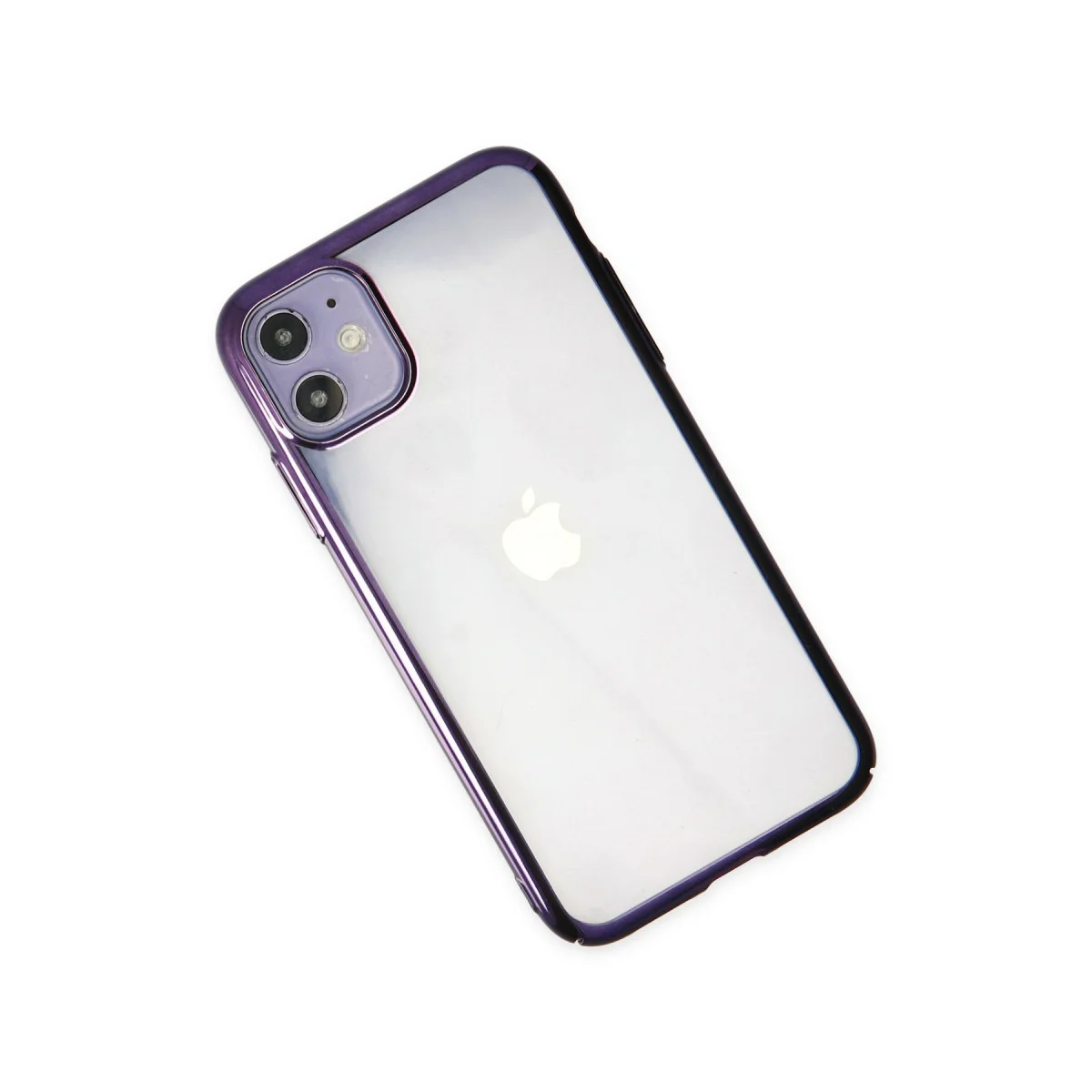 iPhone 12 Kılıf Element Silikon - Mor