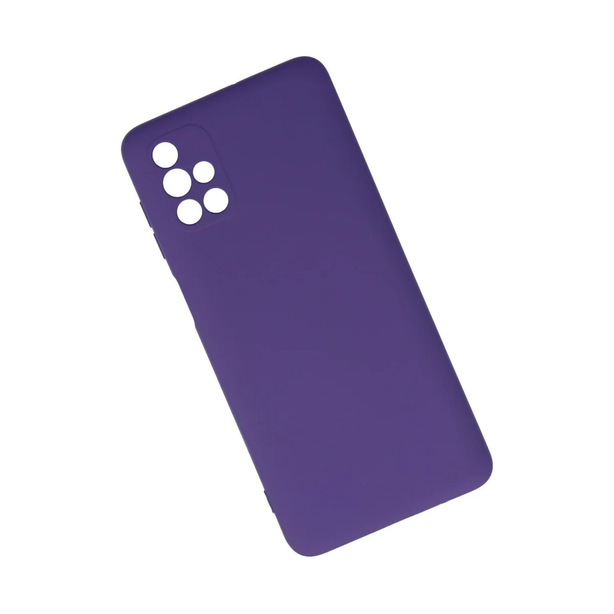 Galaxy M51 Kılıf Nano içi Kadife Silikon - Mor