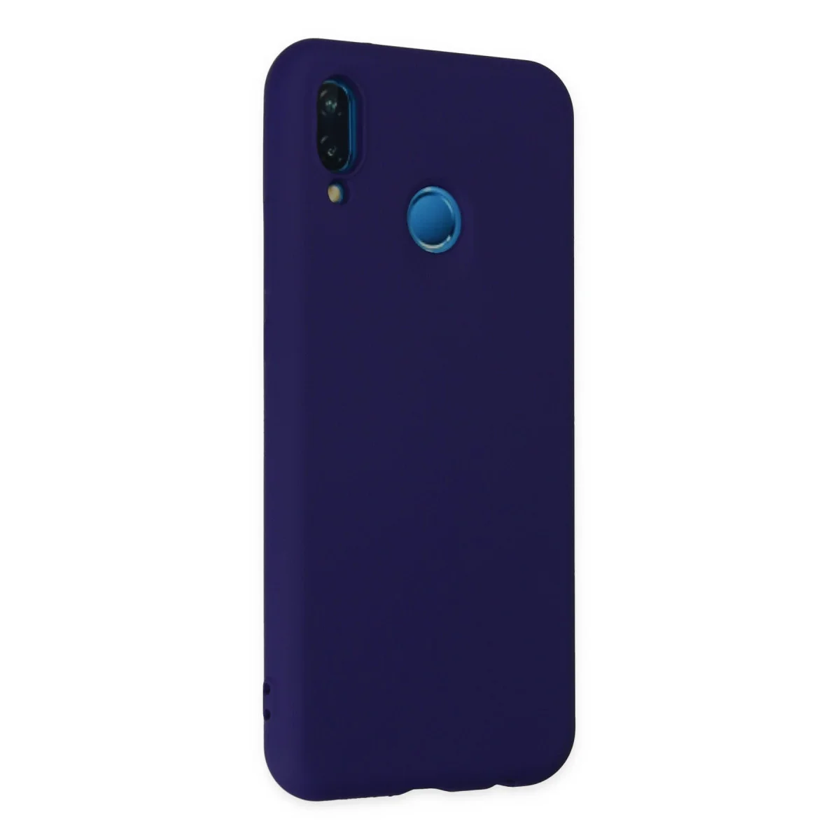 P20 Lite Kılıf Nano içi Kadife Silikon - Mor