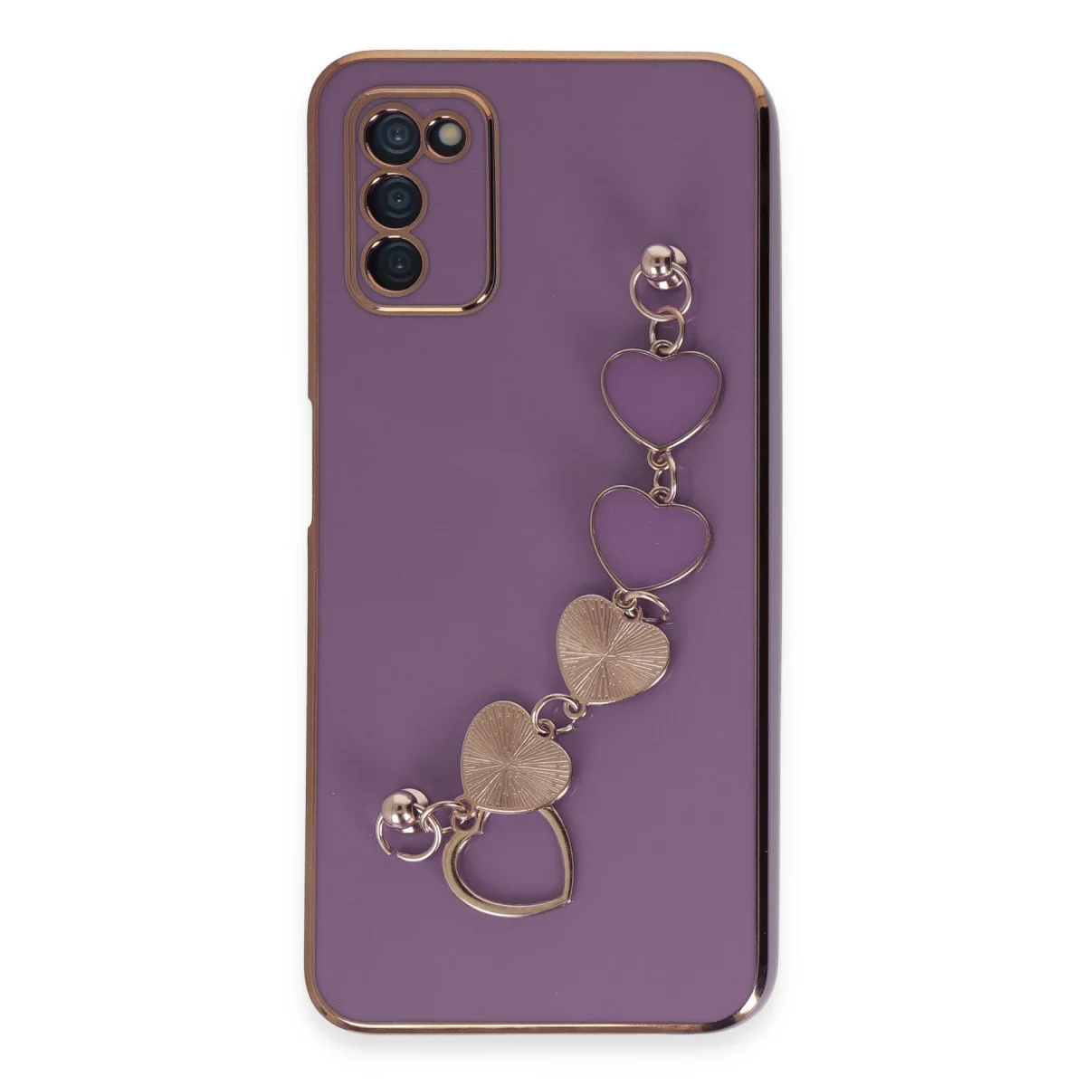 Galaxy A03S Kılıf Esila Silikon - Mor