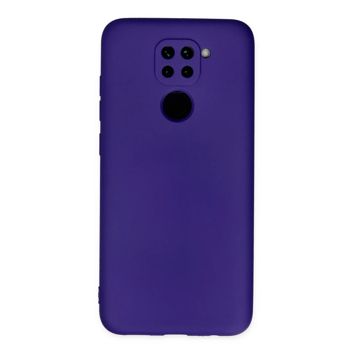 Redmi Note 9 Kılıf Nano içi Kadife Silikon - Mor