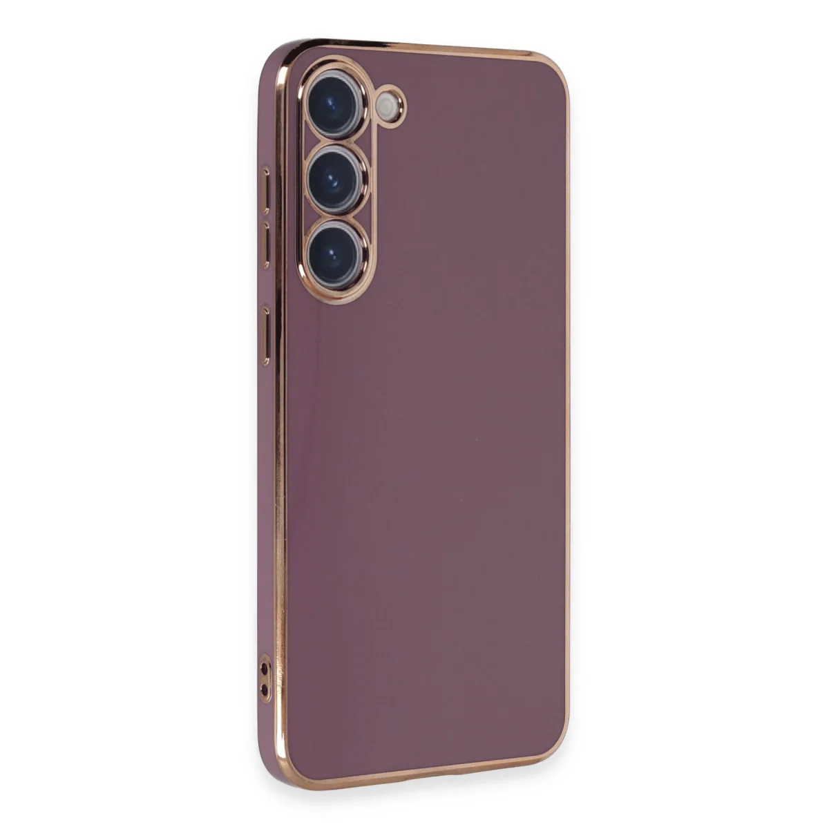 Galaxy S23 Kılıf Volet Silikon - Mor
