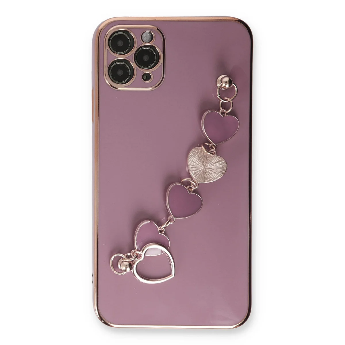 iPhone 11 Pro Max Kılıf Esila Silikon - Mor