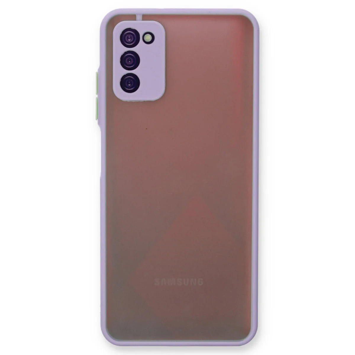 Galaxy A03S Kılıf Montreal Silikon Kapak - Mor