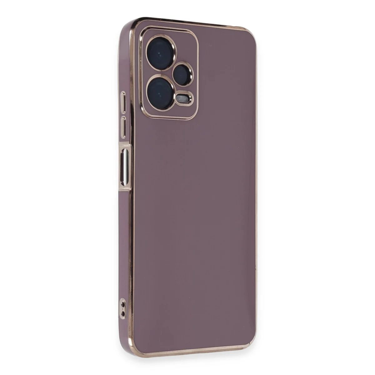 Poco X5 5G Kılıf Volet Silikon - Mor