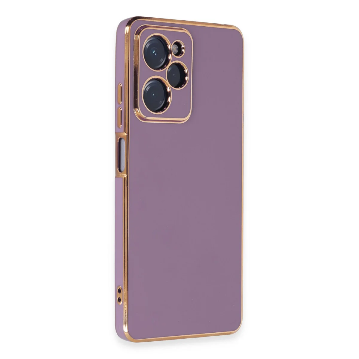 Poco X5 Pro 5G Kılıf Volet Silikon - Mor