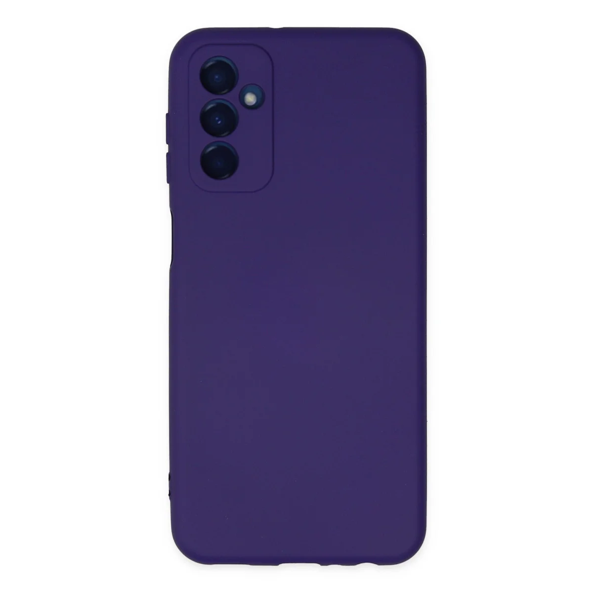 Galaxy M23 Kılıf Nano içi Kadife Silikon - Mor