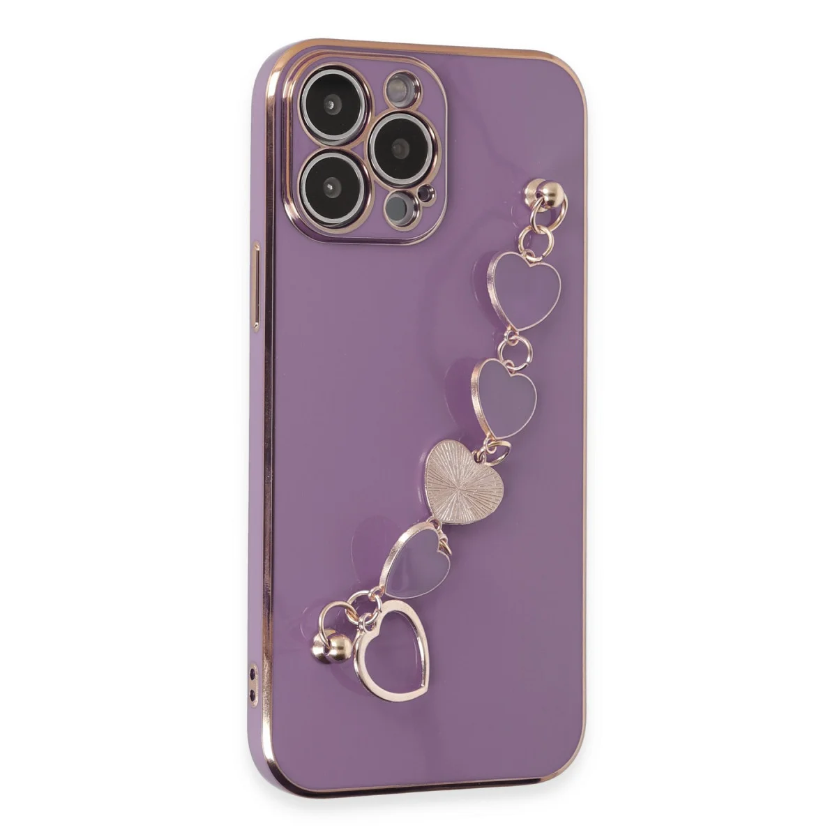 iPhone 13 Pro Max Kılıf Esila Silikon - Mor