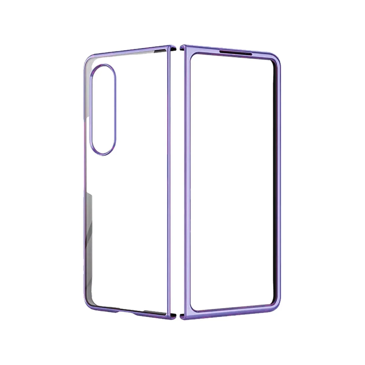 Galaxy Z Fold 4 Kılıf Fold Element Kapak - Mor