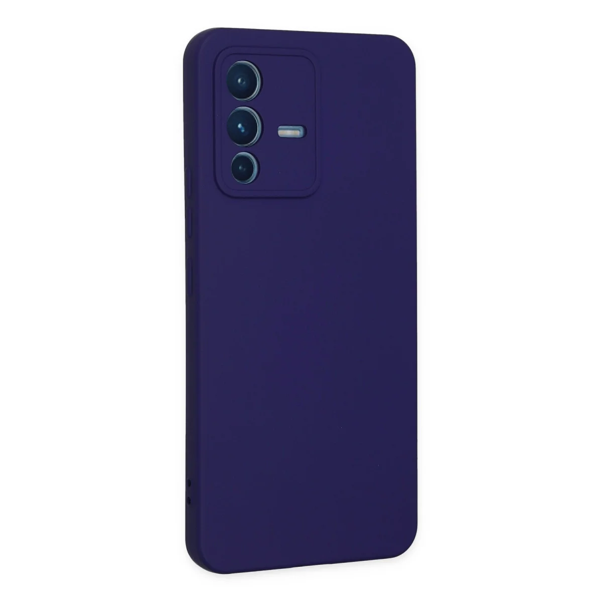 V23 5G Kılıf Nano içi Kadife Silikon - Mor