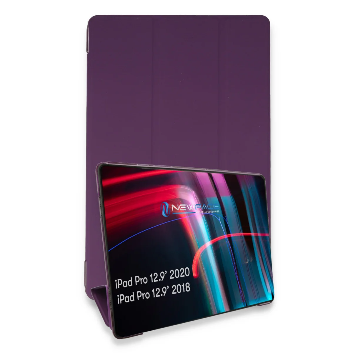 iPad Pro 12.9 (2021) Kılıf Tablet Smart Kılıf - Mor