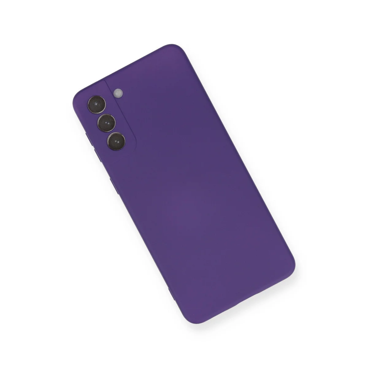 Galaxy S21 Plus Kılıf Nano içi Kadife Silikon - Mor