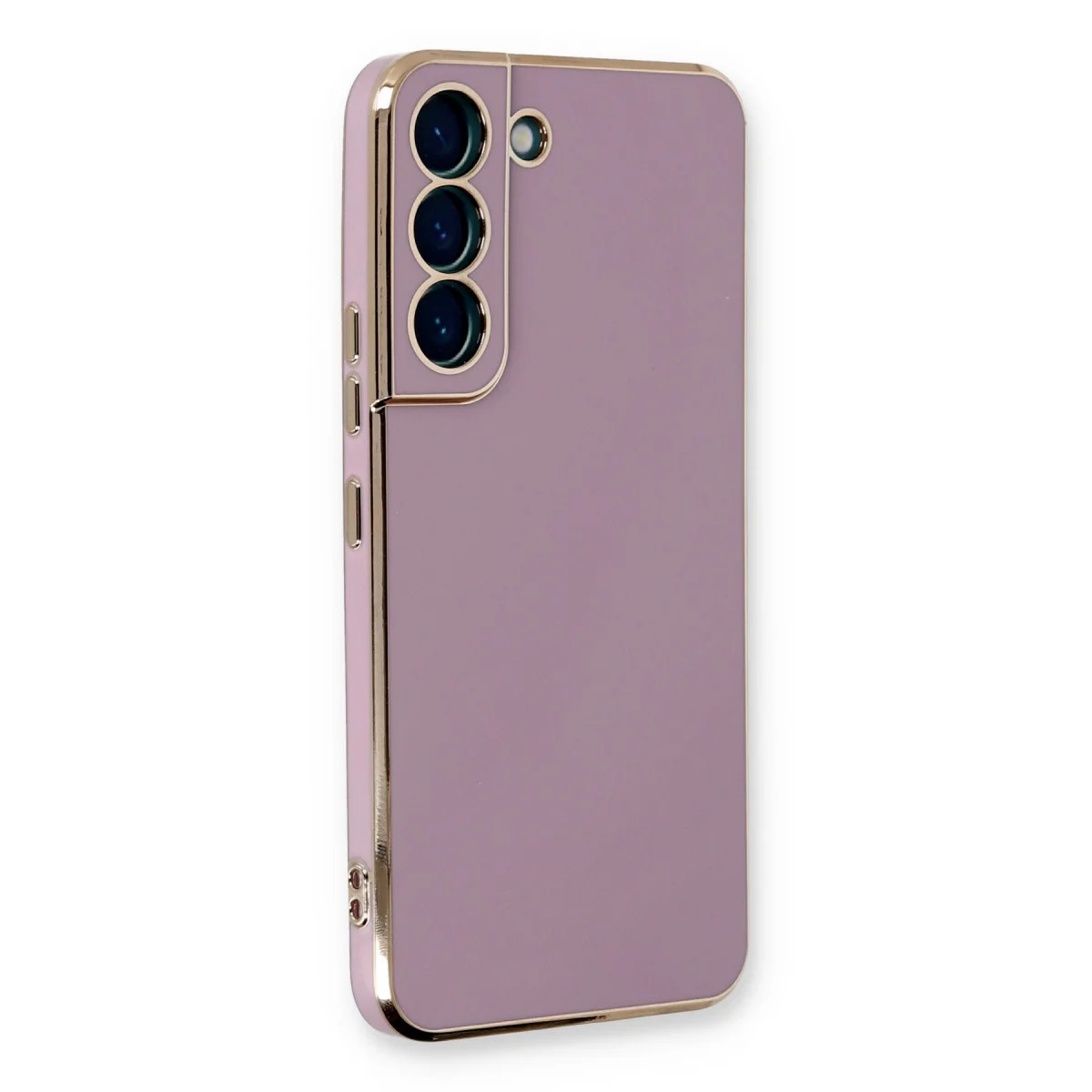 Galaxy S22 Plus Kılıf Volet Silikon - Mor