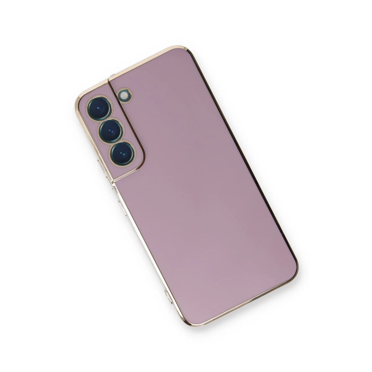 Galaxy S22 Plus Kılıf Volet Silikon - Mor